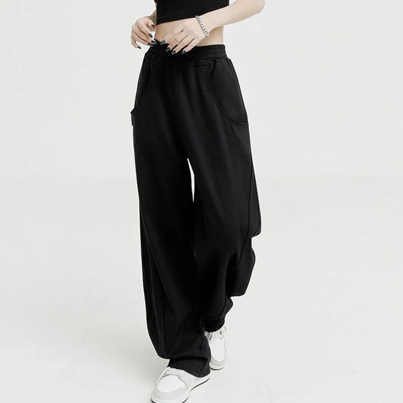 Wide Leg Sports Sweatpants