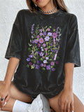 Purple Watercolour Wash T-Shirt