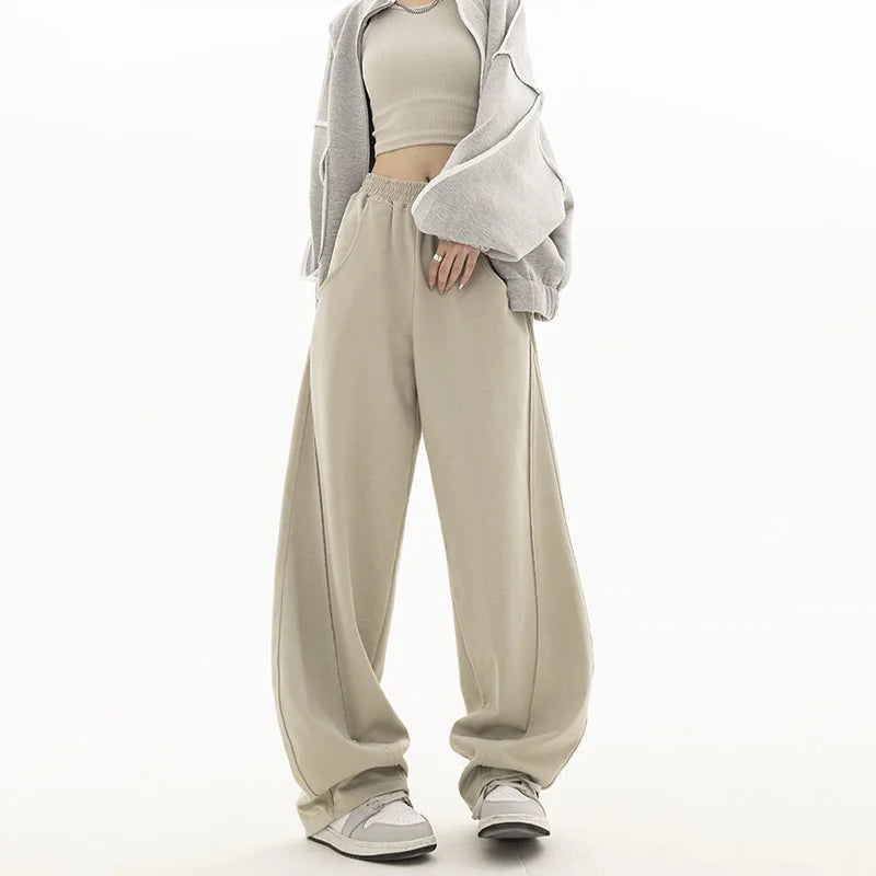 Wide Leg Sports Sweatpants