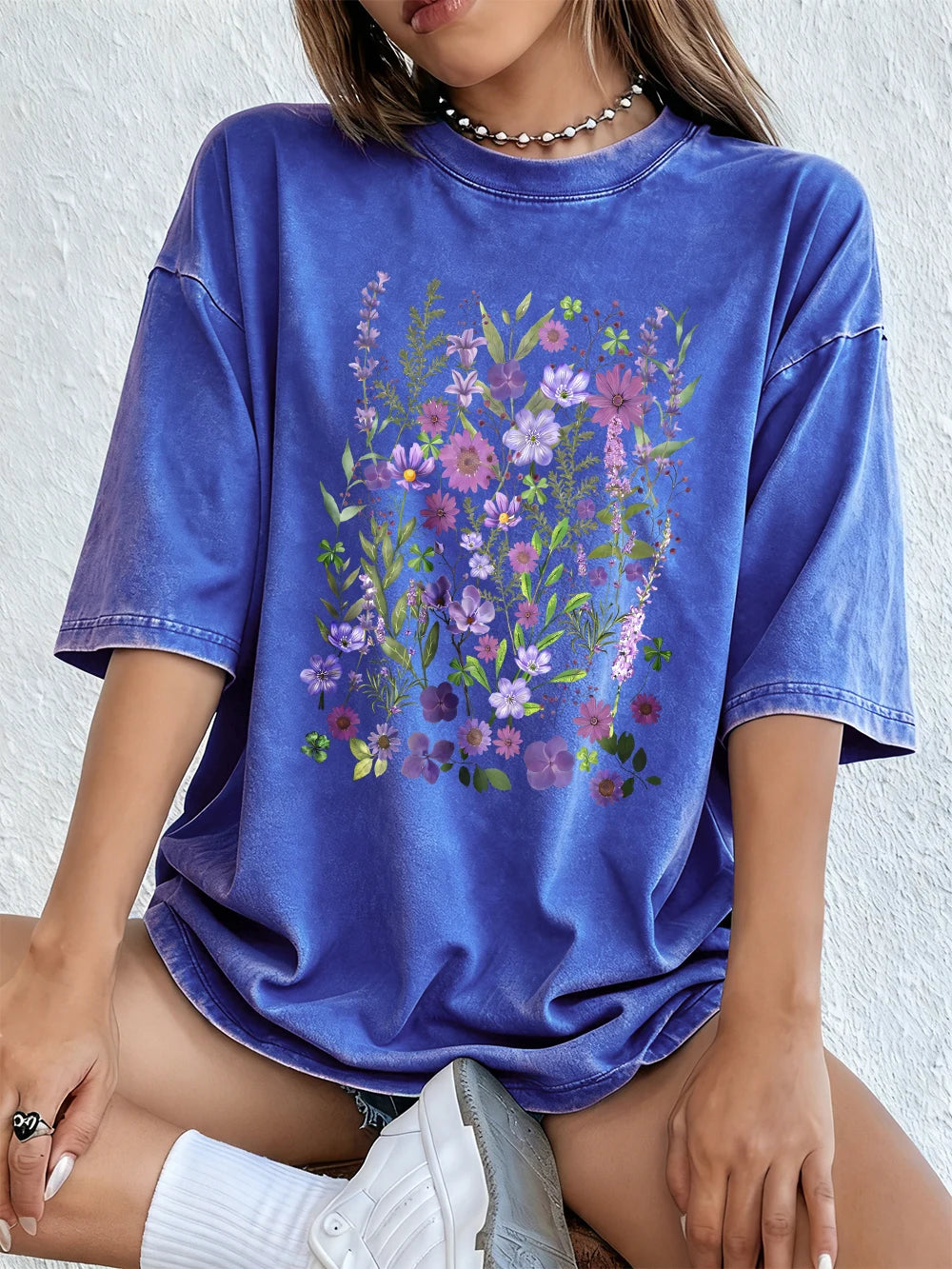 Purple Watercolour Wash T-Shirt
