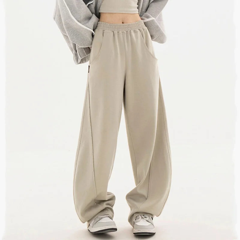 Wide Leg Sports Sweatpants