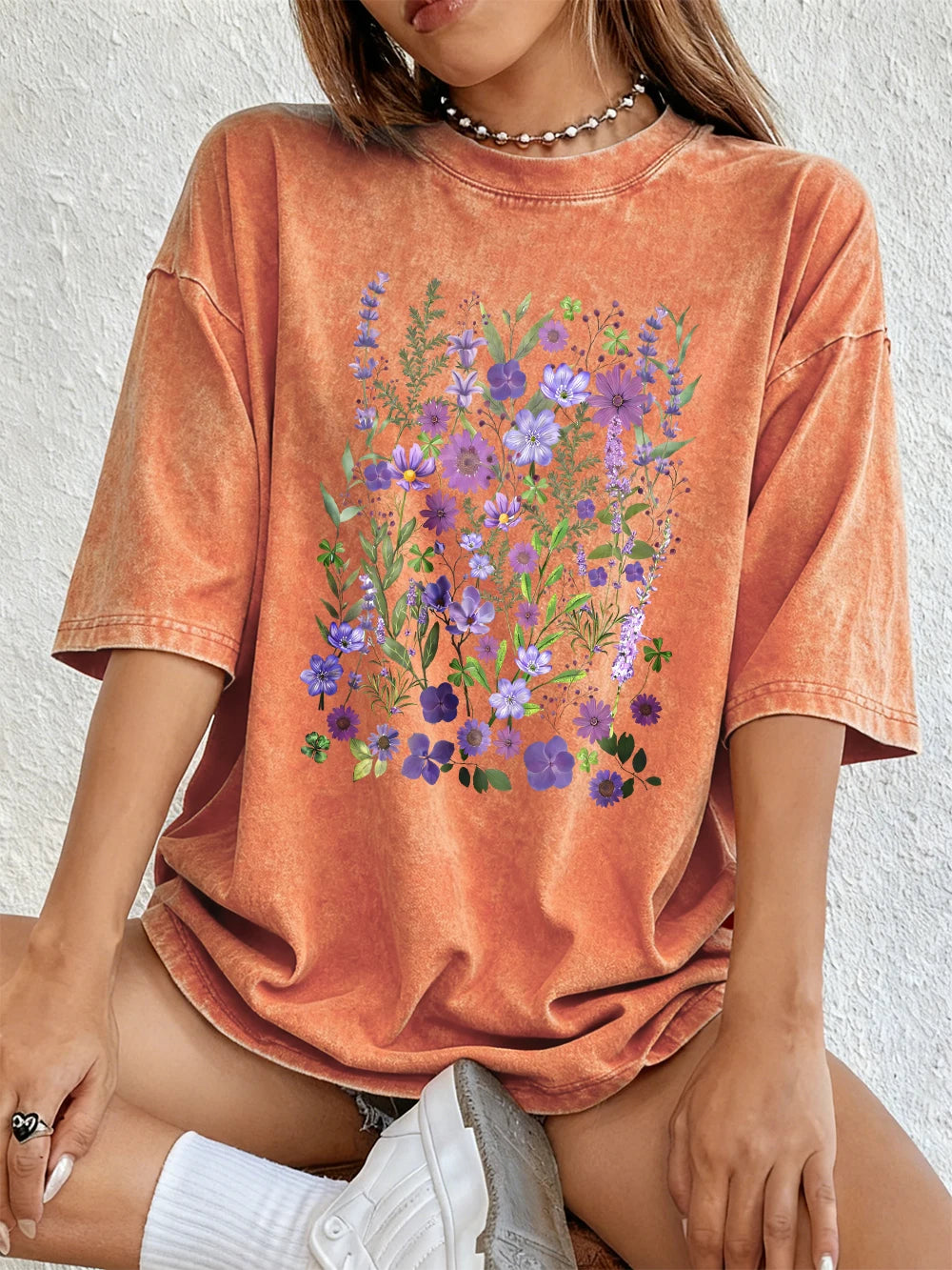 Purple Watercolour Wash T-Shirt