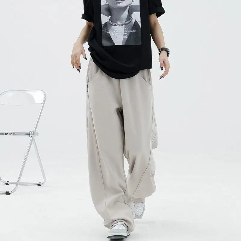 Wide Leg Sports Sweatpants