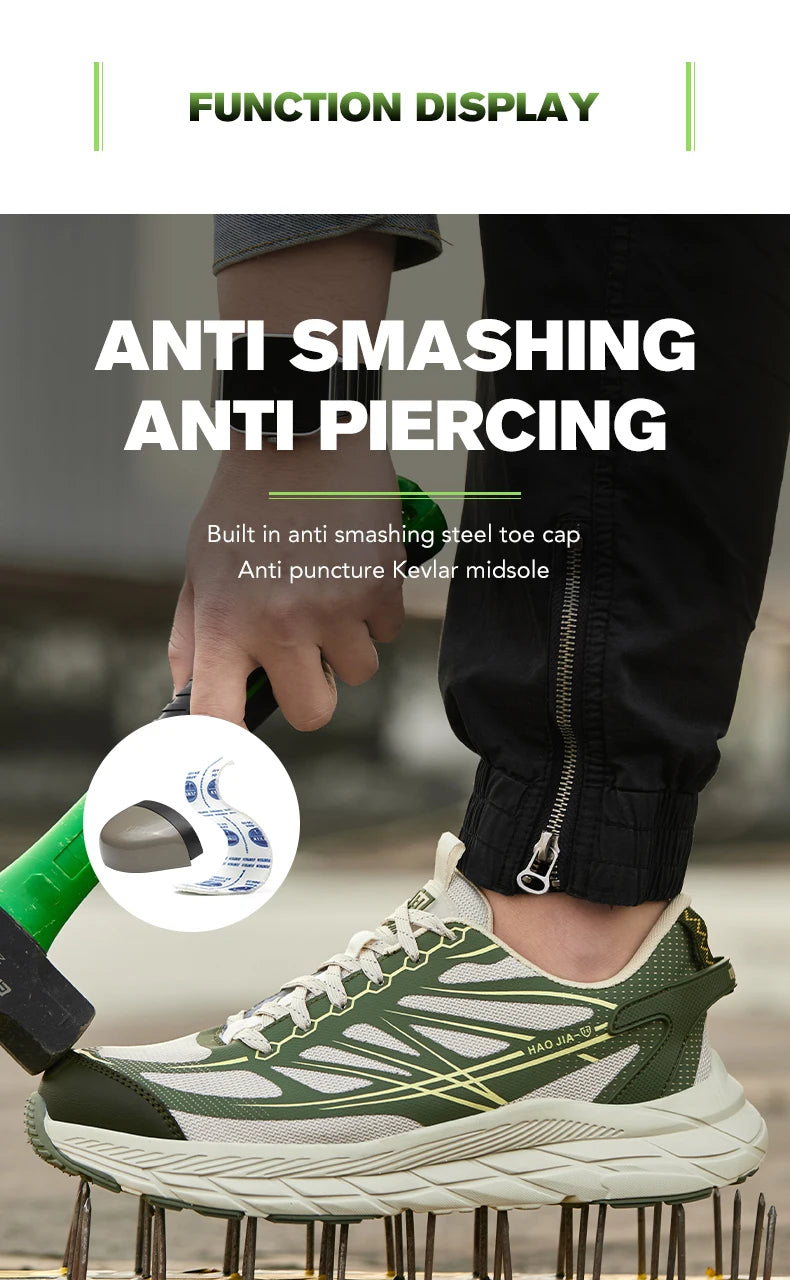 Lightweight Steel Toe Sneakers