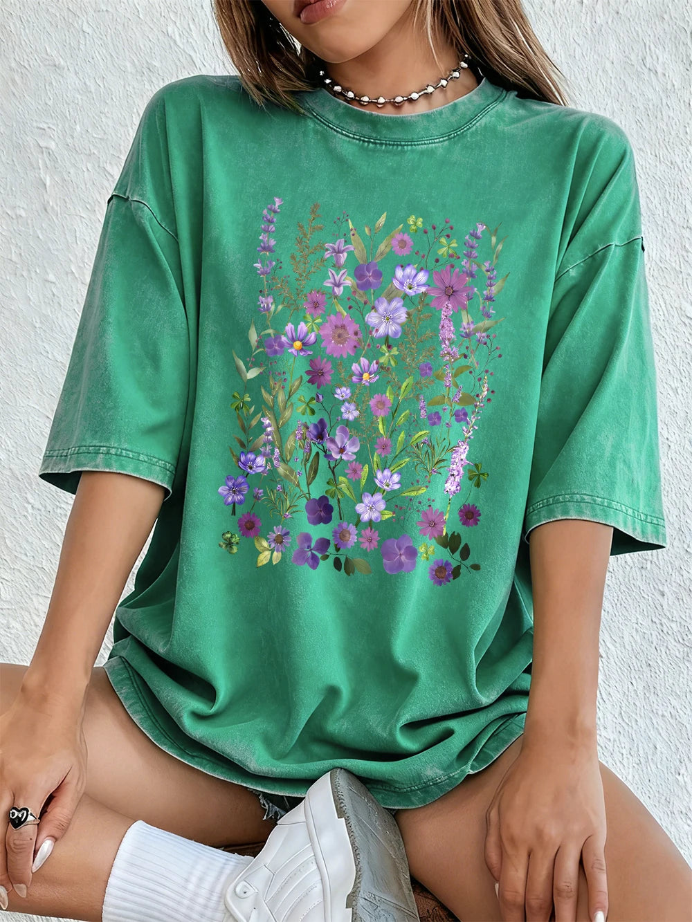 Purple Watercolour Wash T-Shirt