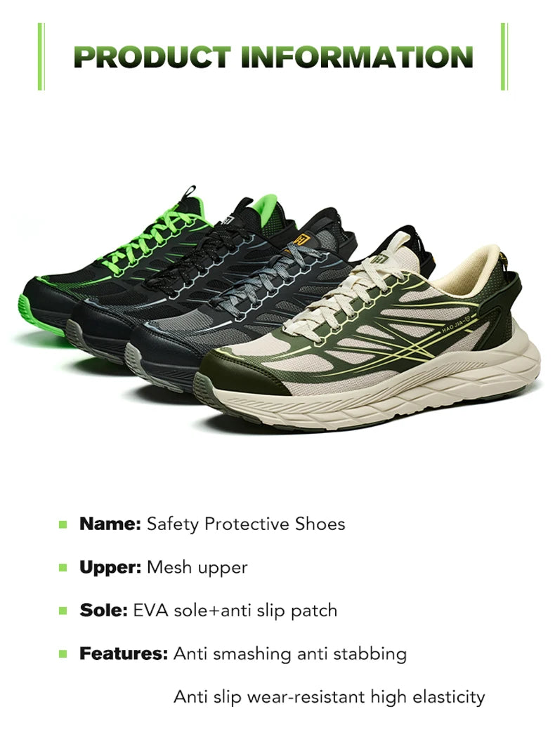 Lightweight Steel Toe Sneakers